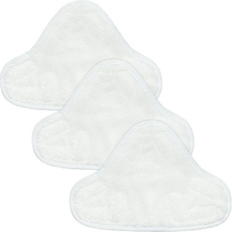 Set mit 3 waschbaren Mikrofaser-Dampfreinigungstüchern, waschbaren Dampfreinigertüchern, wiederverwendbaren Dampfreinigungstüchern, Mikrofaser-Dampfreinigungstüchern - Crezuo