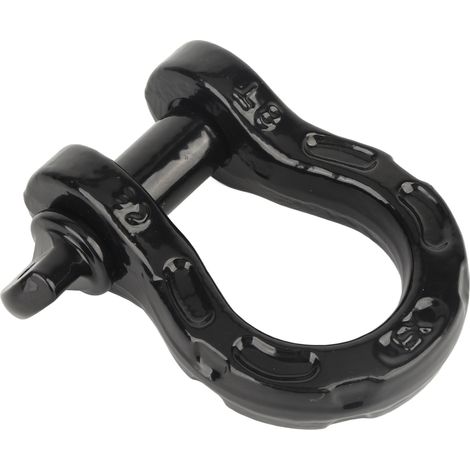 Manille en D, capacité de charge 8T/17600 lb, résistance à la rupture 32T/70400 lb, axe de 7/8 po pour le dépannage de véhicules (1/5)
