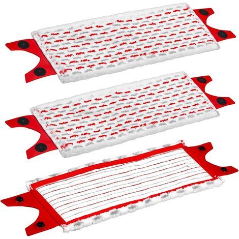 3 Pièces Serpillere Recharge pour Vileda Balai Microfibre Kit, pour Vileda Ultramax Mop/ Absorbante Recharge, pour Enlevez Les Taches Sales Gardez (1/5)