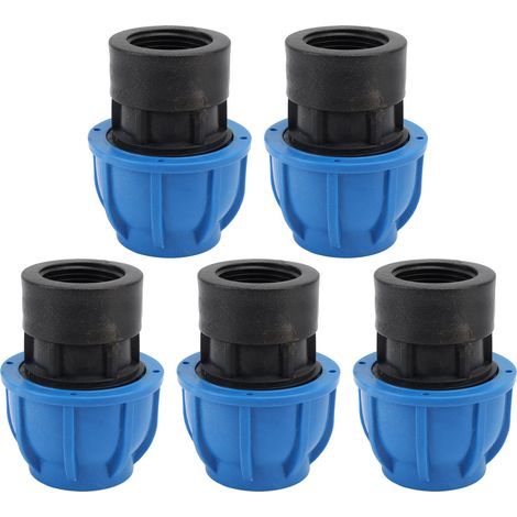 Kit de 5 raccords de plomberie pour tuyau d'eau, connecteur rapide, filetage femelle droit 32xG1 (1/5)