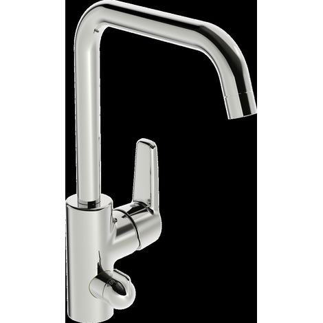 HANSA HANSAPOLO grifo de cocina con válvula lavavajillas, válvula