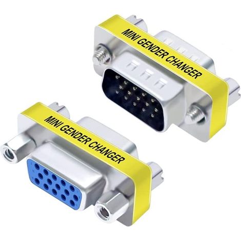 MANHATTAN Mini Gender Changer Vga Gender Changer DB 15 poli HD M/F (1/5)