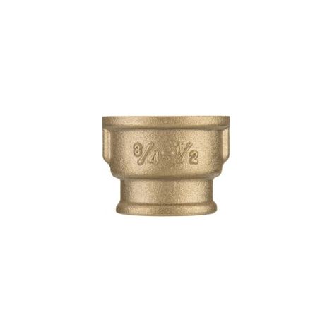 Reductor de latón de 3/4" x 1/2" hembra/macho