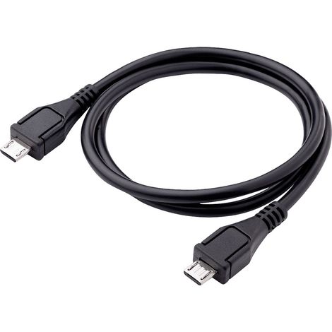 Akyga USB-Kabel USB-Micro-B Stecker, USB-Micro-B Stecker 0.60 m Schwarz AK-USB-17 (1/2)