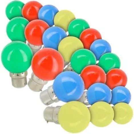 Lot de 24 ampoules LED ARU LIGHTING - Équivalent B22 20W - Guirlande lumineuse extérieure