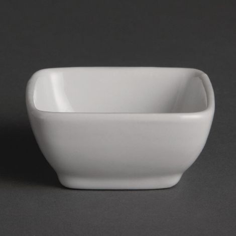 Mini-Plats Carrés Arrondis 60mm (Lot de 12) - Ref Y137 - Olympia (1/5)