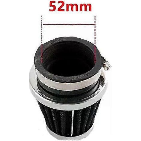 28-60mm Air Filter Motorcycle Mushroom Head Filters High Flow Air Intake For Atv Pit Dirt Bike Suzuki Honda Kawasaki Yamaha Moto( 52mm) (1/5)