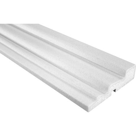 Façade  Profilés avec bossage  EPS  PU  antichoc  35x140mm  MC119: 20 Mètres / 10 Bandes (1/3)