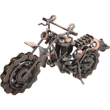 Motorradfiguren aus Metall, Sammlerstücke, Geburtstagsgeschenk, Dekoration für Büro oder Zuhause. (1/5)