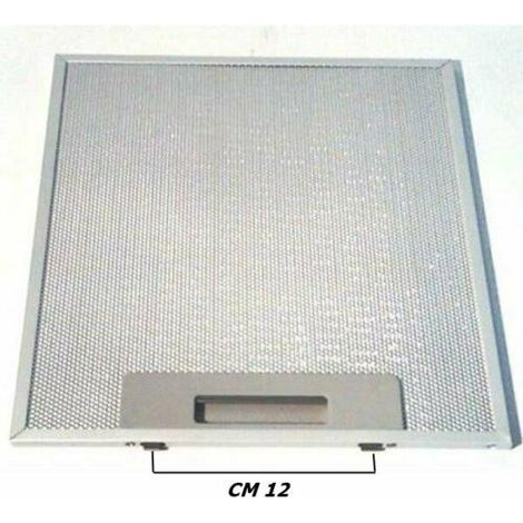 Filtro Alluminio Cappa Faber 133.0018.480 Originale 250x300x8mm 2 Ganci F 254