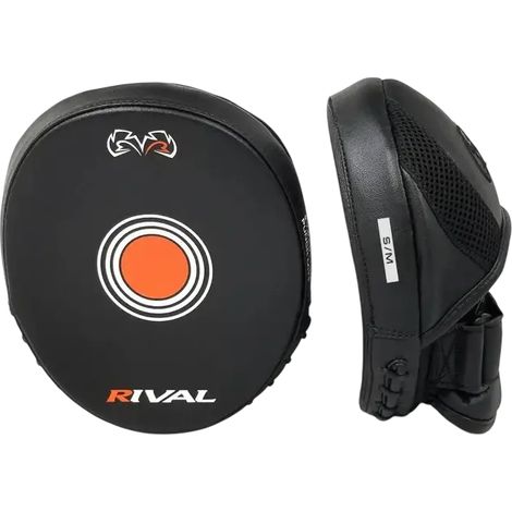 Scudi da boxe Rival RPM11 neri, taglia S/M (1/4)