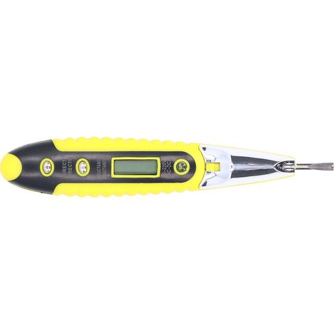 Stylo testeur de tension numérique multifonction à LED 12–220 V, testeur de circuit sans contact pour usage domestique (1/5)