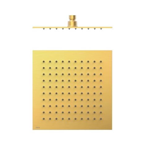 Pommeau de douche Extra-fin 250x250 Or Mat 24K - TRES 134315011OM