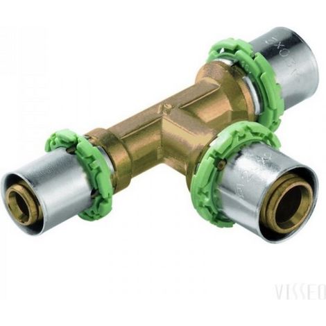 Comap 733EJE - Tee a crimpare ridotto S7130RV Ø20x2-26x3-20x2mm - 2 pz