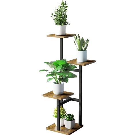 Estantería para plantas, diseño de 4 niveles, exhibición interior, tigre de 4 niveles (1/2)