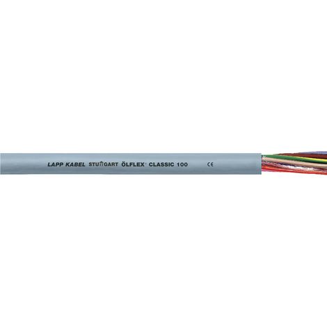 LAPP ÖLFLEX® CLASSIC 100 Steuerleitung 2 x 0.50 mm² Grau 00100004/100 100 m