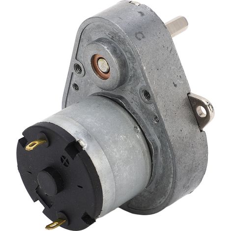 Moteur électrique à réduction autobloquant 10RPM 48E520 DC24V, en alliage d'aluminium avec bobine en laiton, idéal pour équipements motorisés. (1/5)