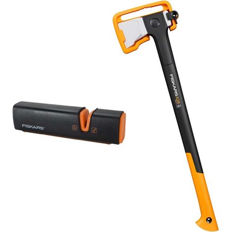 Fiskars 1069107 X28 Splitting Axe 710mm 28in + Xsharp Axe Sharpener 120740 (1/5)