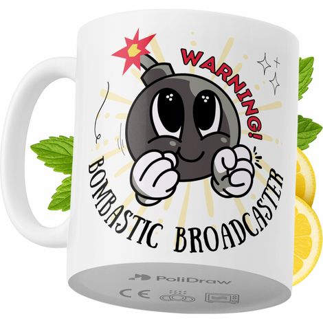 Lustige Tasse für Moderatoren – Kaffee- oder Teetasse mit witzigem Textdesign – ideal für Geburtstage, Namenstage, Feiertage und besondere Anlässe. Hochwertige Tasse für Zuhause, Büro und Arbeit. Farb