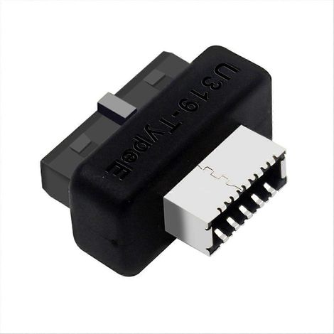 Adaptateur USB en façade : adaptateur USB 3.0 19/20 broches vers USB-E femelle (1/5)
