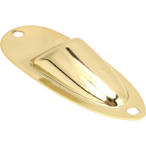 Prise jack guitare forme bateau avec vis, connecteur audio métal, panneau de socket, pièces instrument musique (1/5)