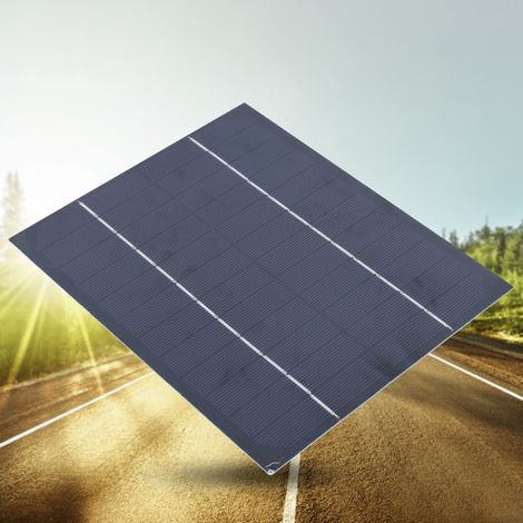Panneau Solaire Monocristallin 6W 12V pour Charge de Batterie en Extérieur (1/5)