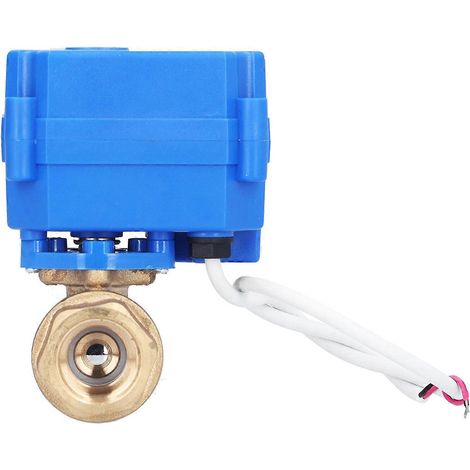 Motorisiertes Kugelventil DN15 Mini, elektrisch, gerader Durchgang, Hydraulikgerät, DC 3-6 V