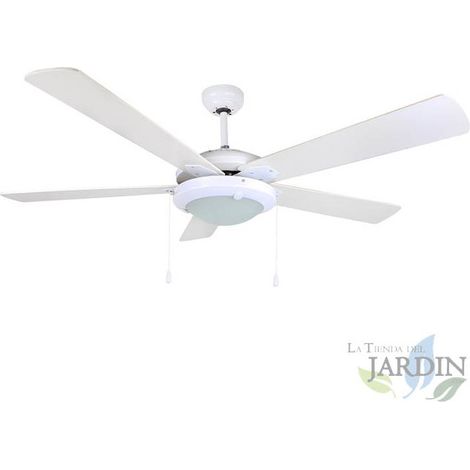 Ventilatore da soffitto Orbegozo  5 pale  132 cm  60W  3 velocità  Bianco  Efficienza energetica