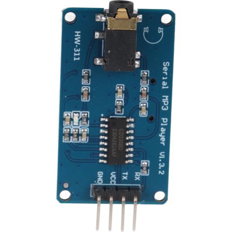Lecteur MP3 avec Interface UART et Port Série pour Carte Mémoire (1/5)