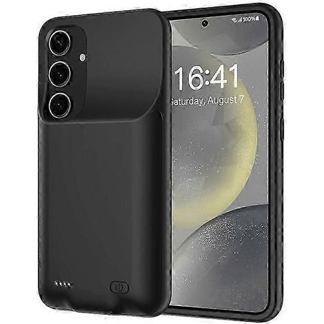 Coque batterie externe 10000mAh pour Samsung Galaxy S24 en TPU+ABS avec indicateurs LED (1/5)