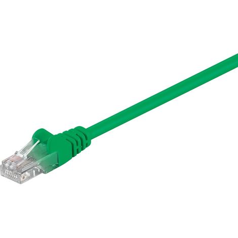 Goobay 95558 cable de red Verde 1,5 m Cat5e U/UTP (UTP)