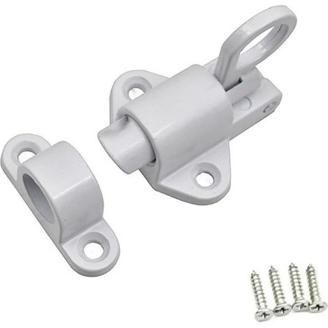 Verrou de porte automatique à ressort et loquet (1/5)