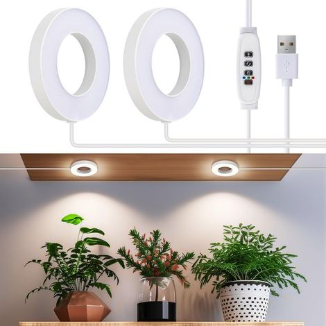 Lampe de culture LED à spectre complet – Éclairage d'appoint à fixation au plafond pour supports à plantes, murs végétaux, plantes en pot, plantes grasses et fleurs (1/5)
