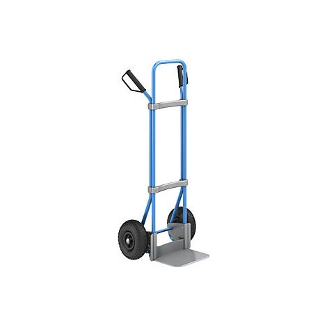eurokraft pro  Carrello per sacchi  blu  piano di appoggio