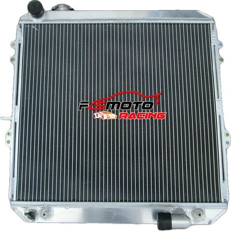 Radiador de aluminio, tamaño del núcleo 528 mm x 472 mm x 62 mm, tamaño total 600 mm x 568 mm x 76 mm, 3 filas, compatible con furgonetas LN106 y LN111, capacidad de refrigeración un 30 % mayor. (1/5)