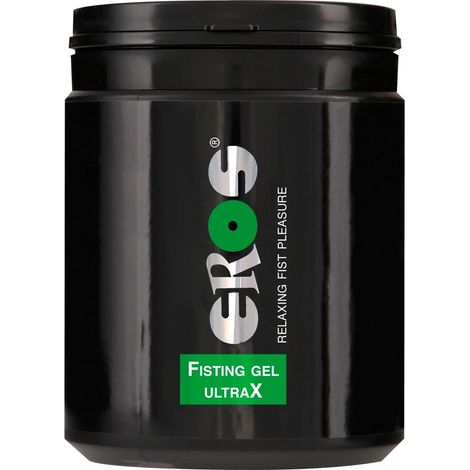 Lubrificante Eros UltraX a base di silicone e acqua, 1 litro, compatibile con i preservativi.