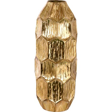 ARPIMEX Vaso Natalizio 19 x 19 x 47,5 Cm Metallo Gold