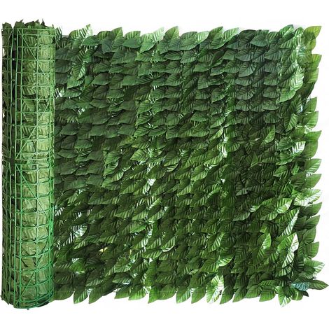 Siepe Sintetica Edera Basic con foglia edera Verde Brixo - 1x20 mt (1/5)