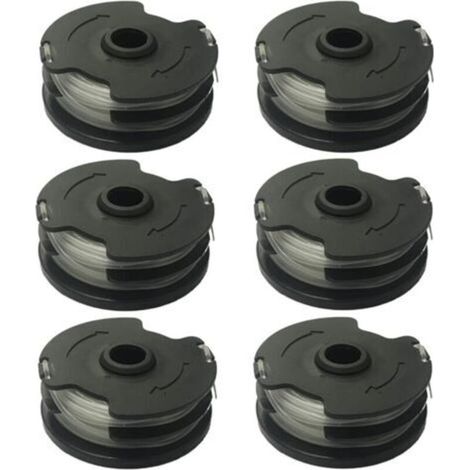 Bobinas de repuesto de hilo para desbrozadoras inalámbricas Parkside PRTA 20-Li A1 / B2 / C3, PRT 300 A1, PRT 550 A1 / A3 (6 unidades) (1/4)