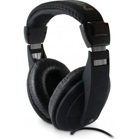 Casque TV filaire câble 6 m jack 3,5 mm avec adaptateur 6,35 mm