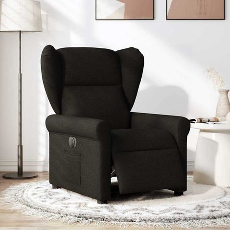 Maison Exclusive - Relaxsessel Elektrisch Schwarz Stoff