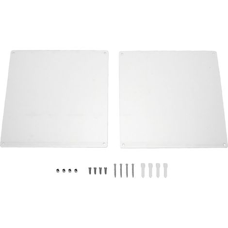 Cadre photo sans cadre 8x8 pouces en acrylique transparent, flottant pour photo, certificat, œuvre d'art, famille, 20 cm de côté (1/5)