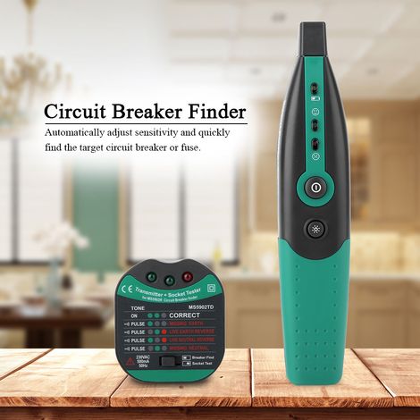 Testeur de prise et détecteur automatique de disjoncteur et fusible MASTECH MS5902 (1/5)