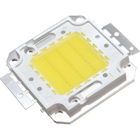 TrAdE Shop Traesio - Chip Cip Led Per Faro Faretto Esterno Luce Fredda Calda Ricambio Alta Potenza - -Bianco Caldo-30 Watt