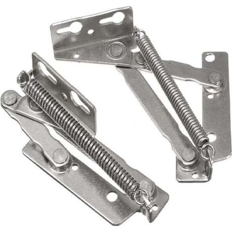 80-Grad-Scharnier für Schränke, Vollscharnier, Deckel, Möbelgestell, Federscharnier, 1 Paar (1/4)