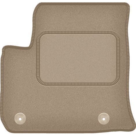 Fahrer-Samtmatte für: Jeep Avenger Elektro Crossover (2023-) beige