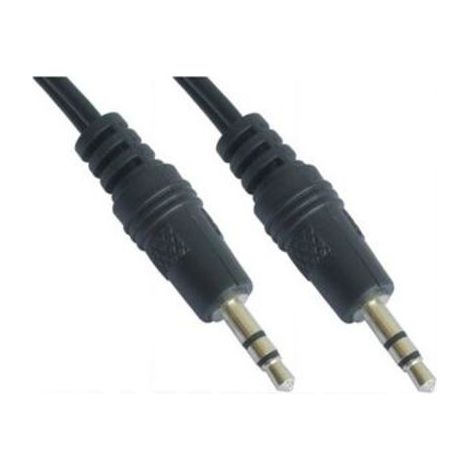 Nanocable - Câble audio stéréo de 5 m avec connexion jack 3,5/m-3,5/m - pour moniteurs, projecteurs, tableaux blancs, etc. (1/2)