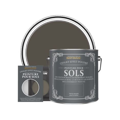 Peinture pour Sols Chalky - Brun Terre (1/3)