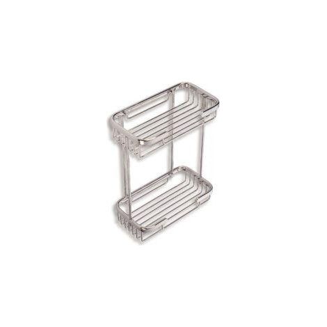 Novaservis - Etagère double petite basse, chromée 6073,0