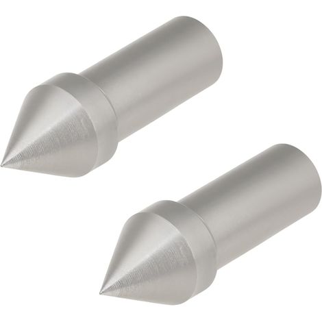 Lot de 2 Pointe Tournante pour Mini-Tour Queue 8 mm Compatible avec Mini-Tours pour Tournage de Stylos et Bricolage (1/5)